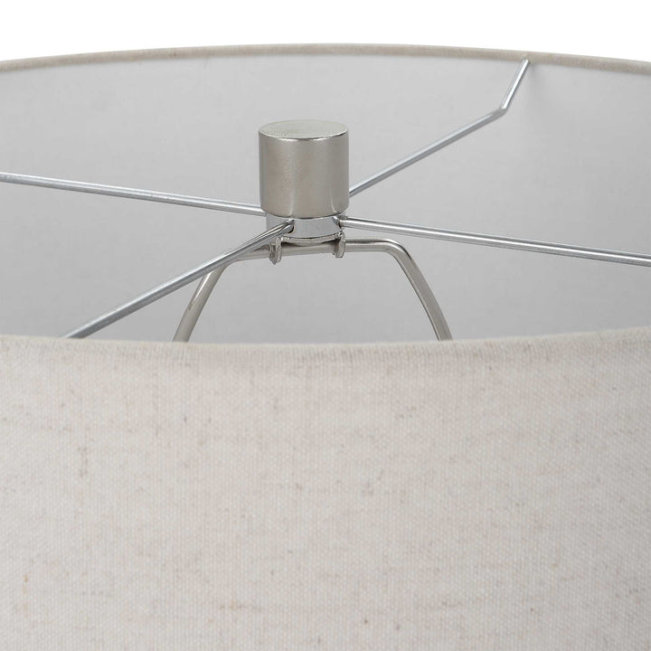 Contour - Metallic Glass Table Lamp - Dark Gray
