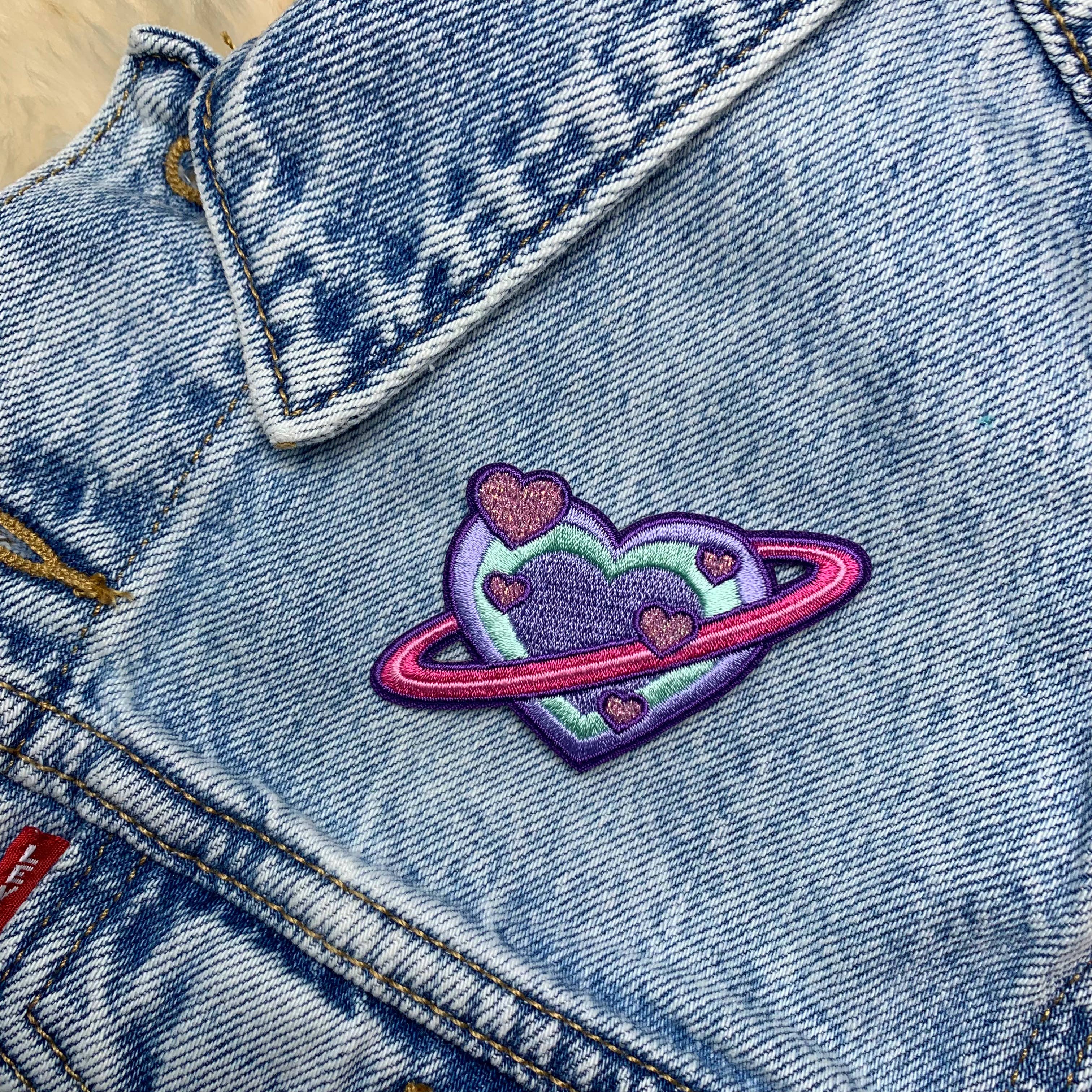 Heart Planet Patch, All Colors