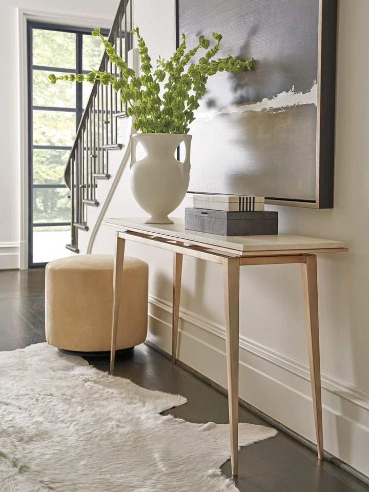 Rendezvous - Bulgari Console Table - Light Brown / Gray