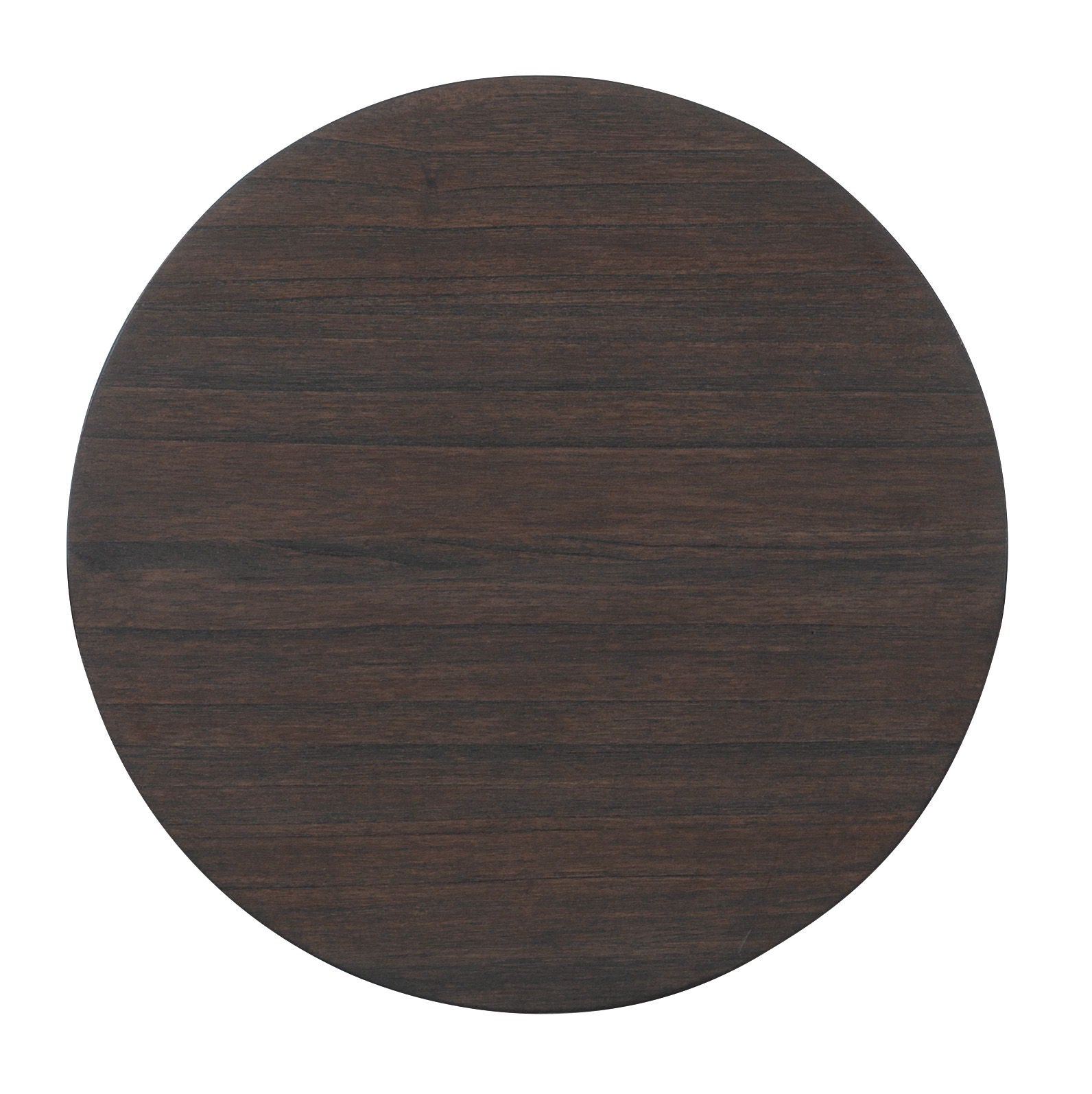 Commerce And Market - Round Side Table - Dark Brown