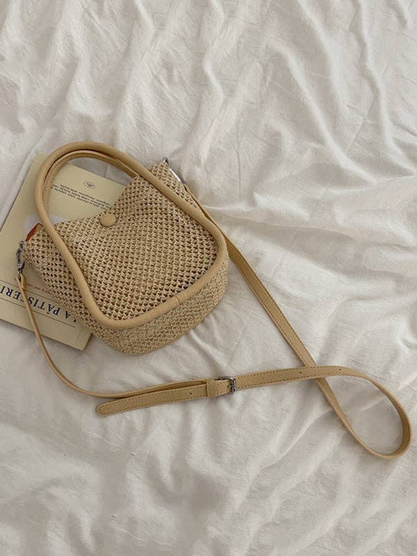 Original Creation Weave Bags Accessories: BROWN / One_size