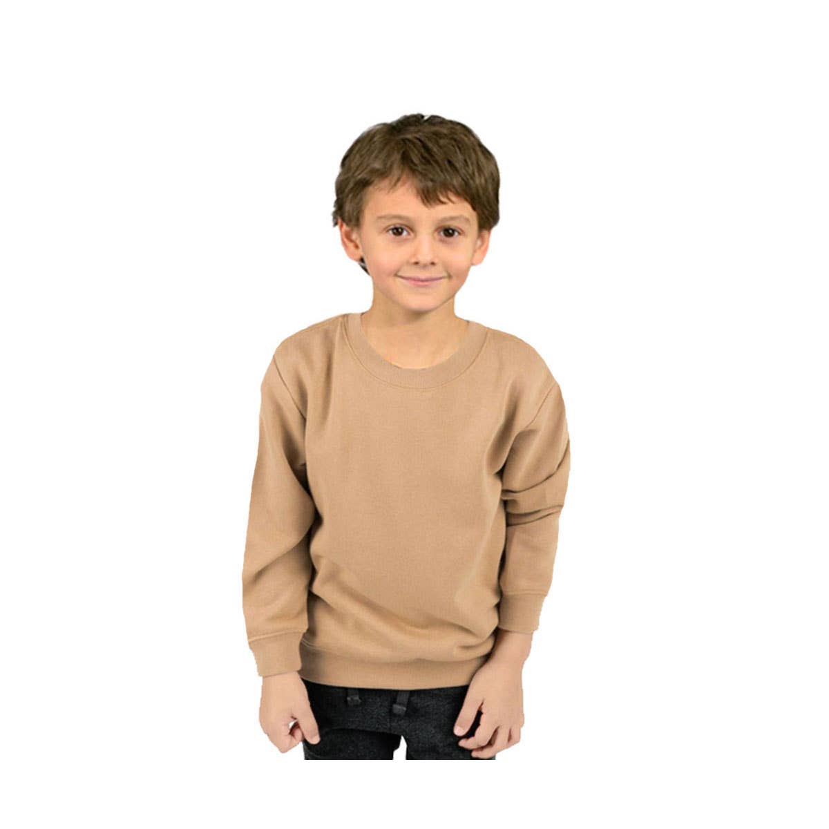 Infant Unisex Kids Fleece Pullover Long Sleeve Sweatshirts