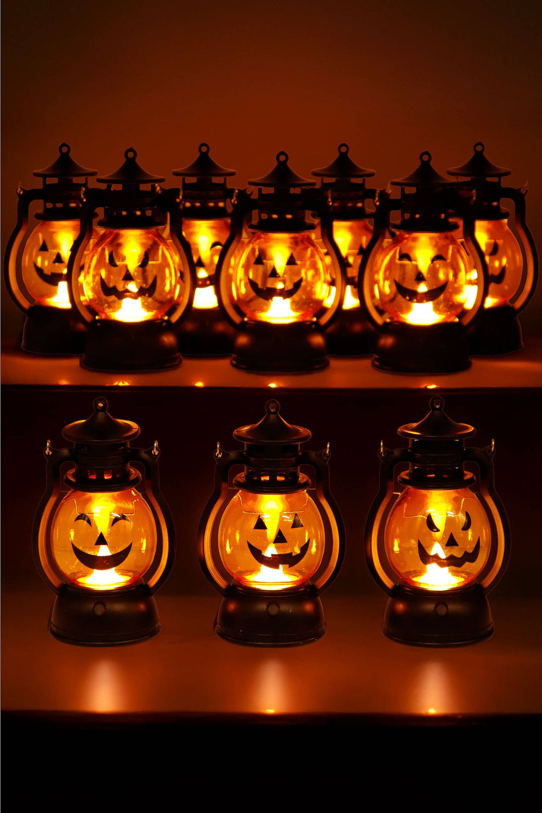 Halloween Pumpkin Head Led Jack O' Lantern With Display Box: ASSORTED / ONE SIZE