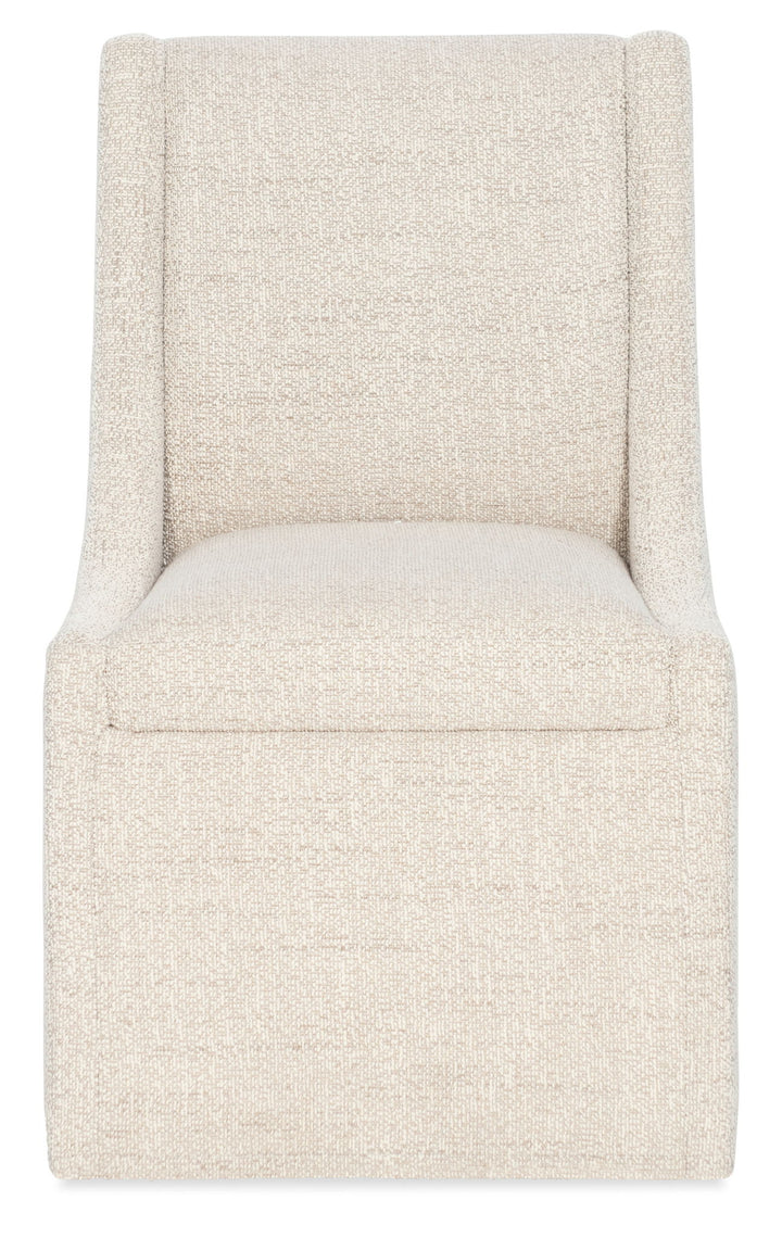 Eleana - Castered Side Chair - Beige