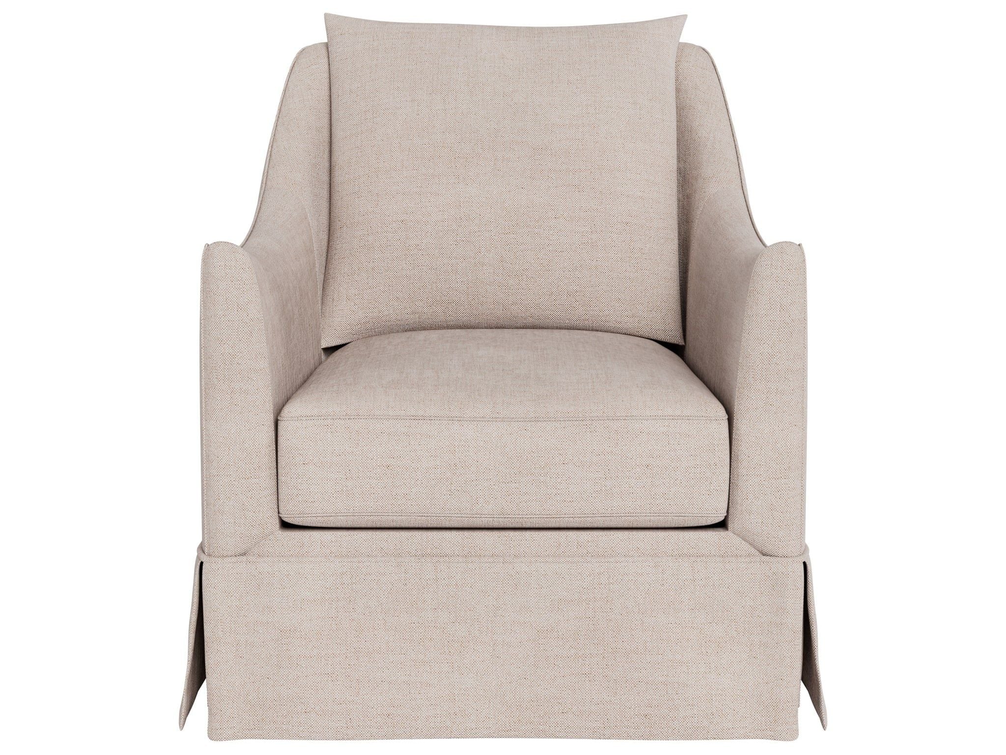 Portia - Skirted Swivel Glider, Special Order - Beige