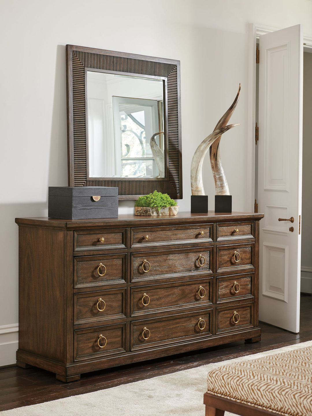 Silverado - Sereno Triple Dresser - Dark Brown