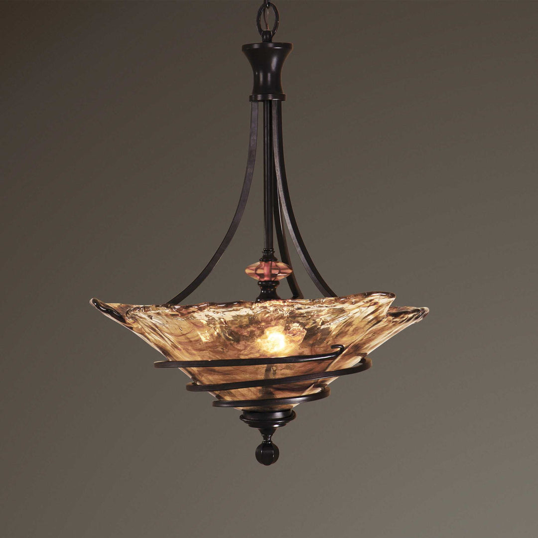 Vitalia - 3 Light Pendant - Oil Rubbed Bronze