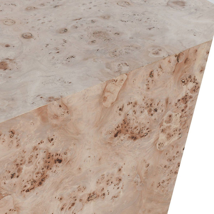 Avena - Burl Wood Square Coffee Table - Natural