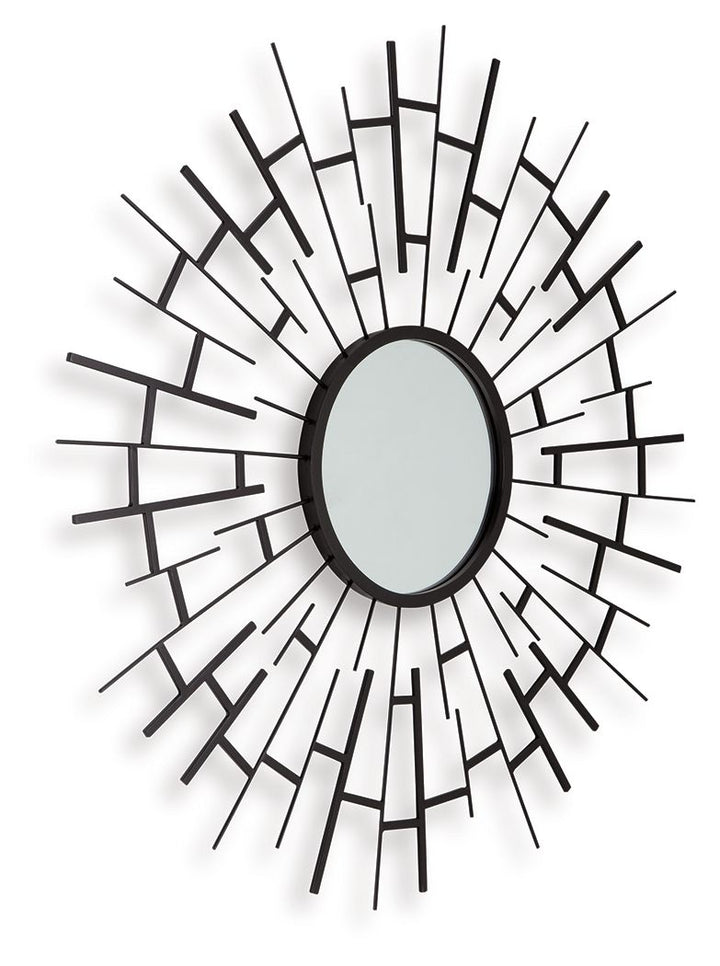 Garrenworth - Black - Accent Mirror