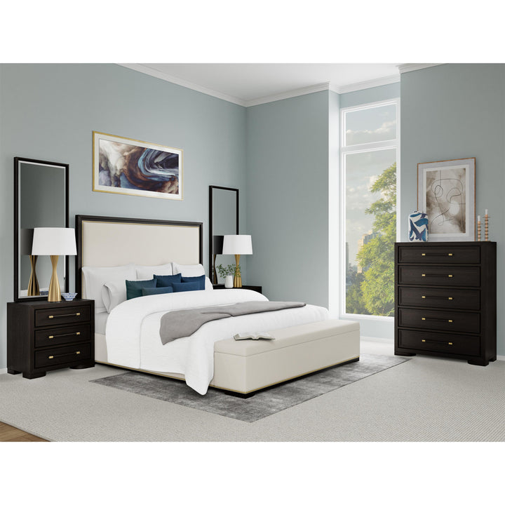 Lydia - Upholstered Storage Bed