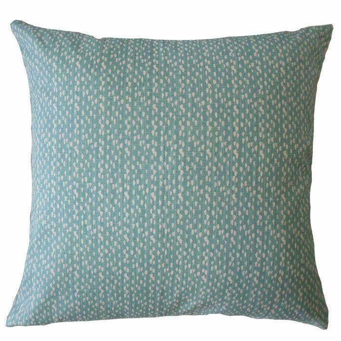 Xakery Throw Pillow: Cello Blue / 20" x 20"