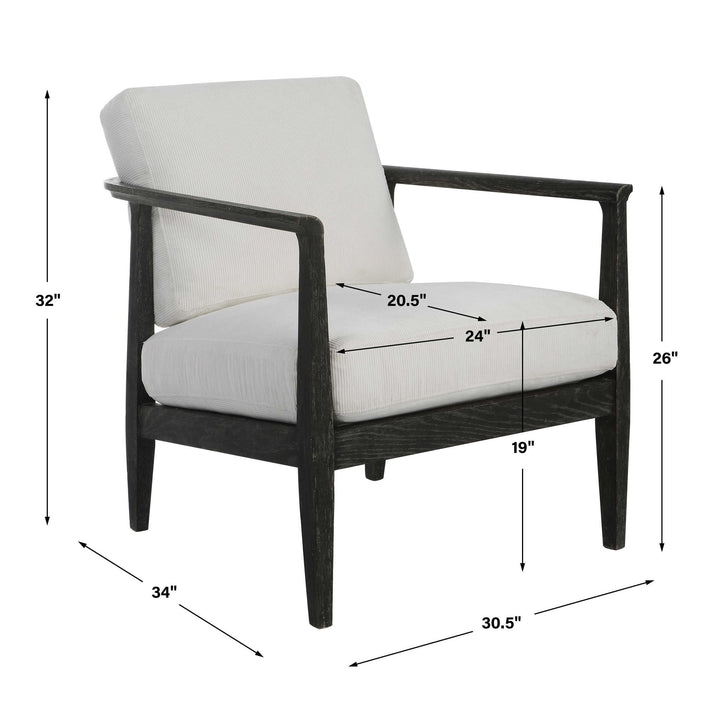 Brunei - Accent Chair - White