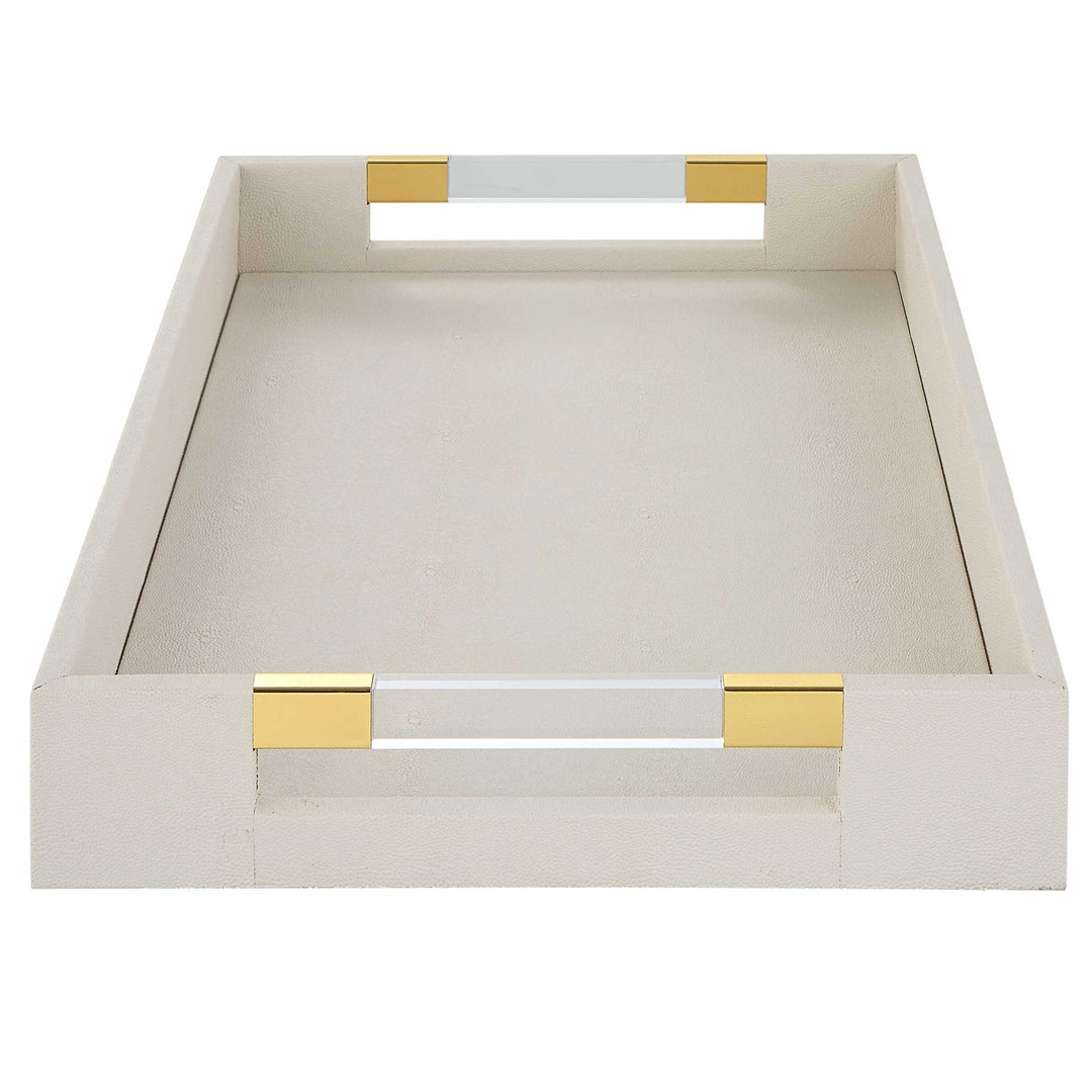 Wessex - White Shagreen Tray