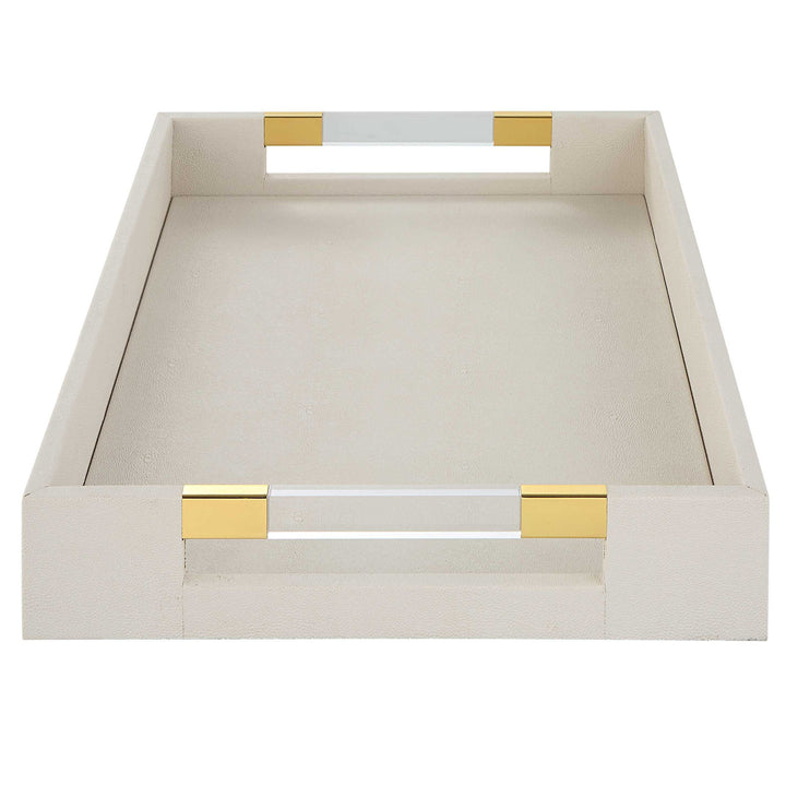 Wessex - White Shagreen Tray
