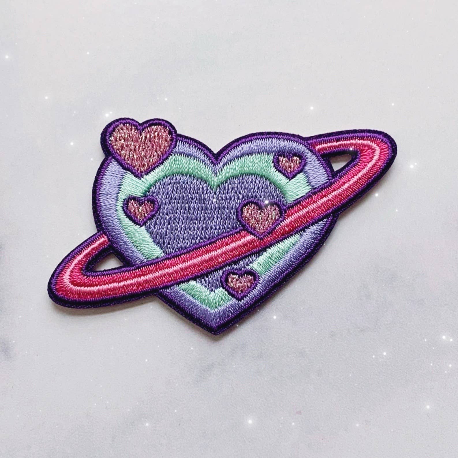 Heart Planet Patch, All Colors