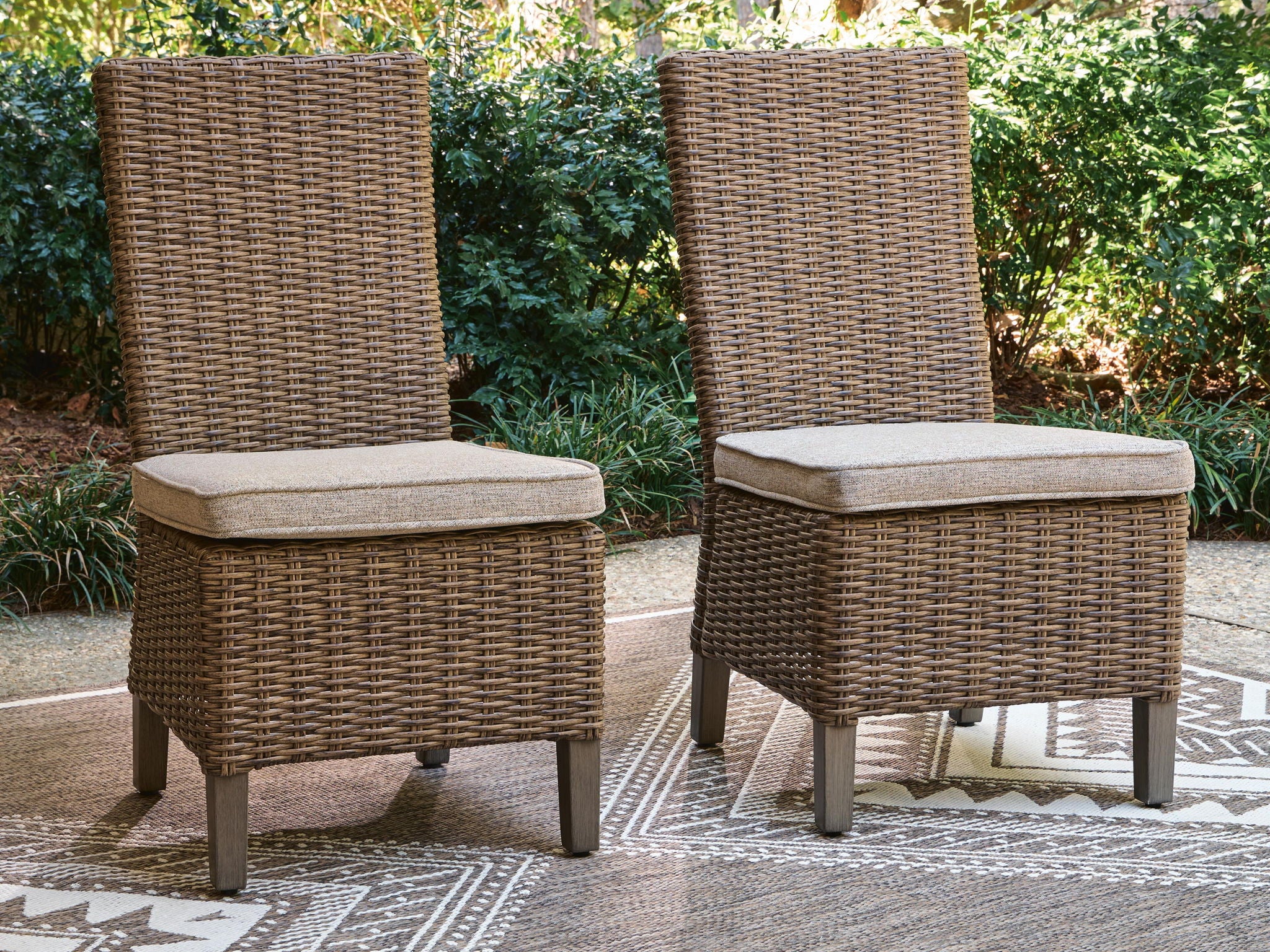 Laguna Heights - Side Chair With Cushion (Set of 2) - Beige