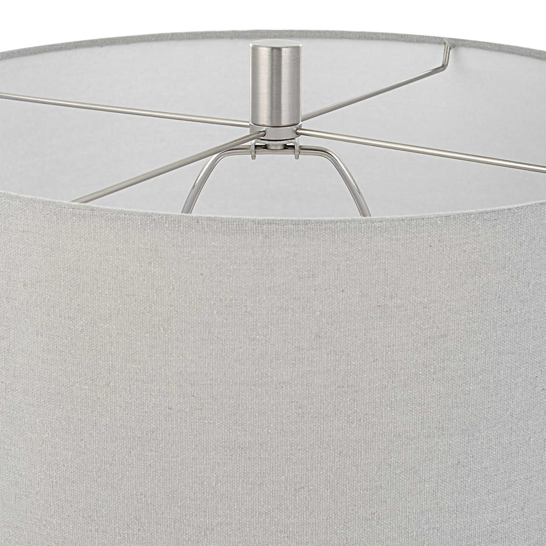 Nettle - Textured Table Lamp - Dark Gray