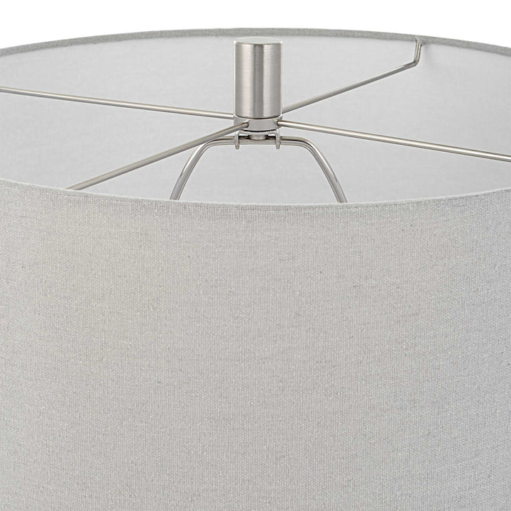 Nettle - Textured Table Lamp - Dark Gray
