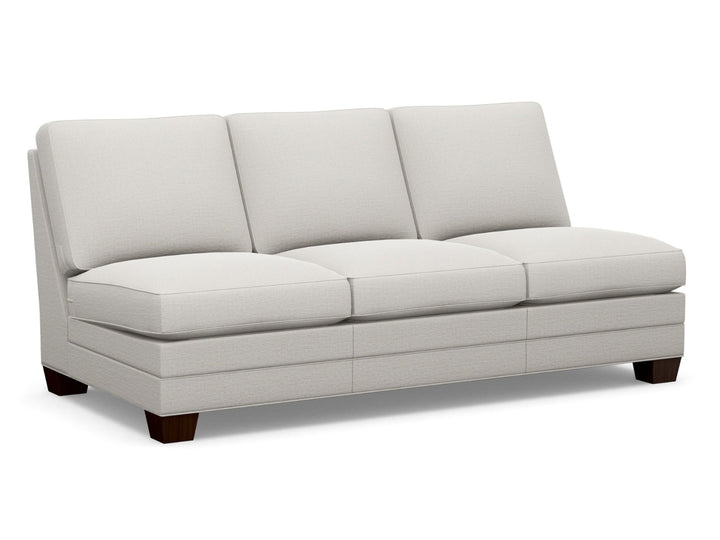 Lexington Upholstery - Townsend Fabric Armless Sofa - White
