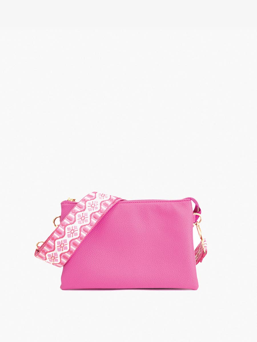 M2056 Izzy Crossbody w/ Guitar Strap: Gunmetal