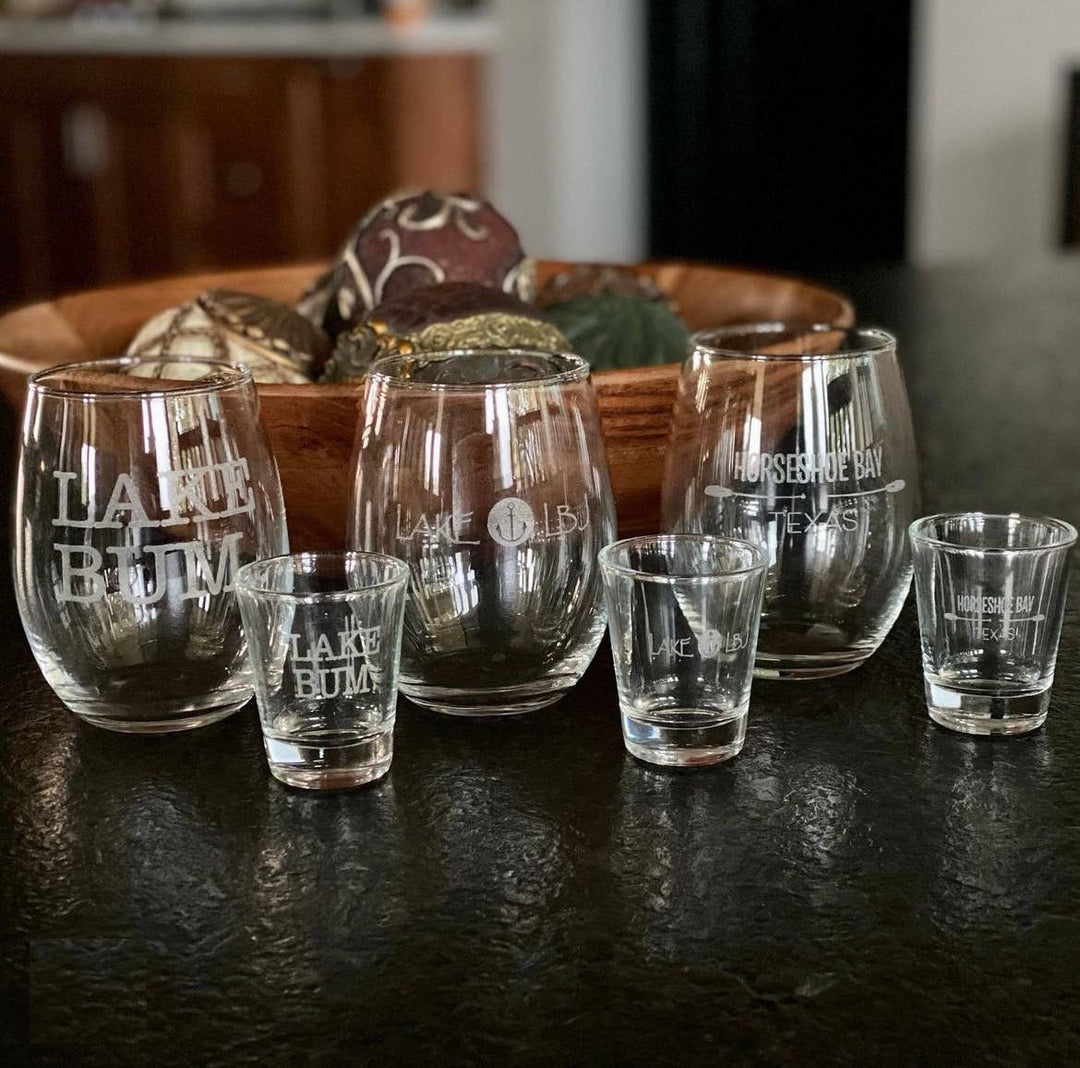 GLASSWARE - Custom Town Bold & Tall: Stemmed Wine Glass