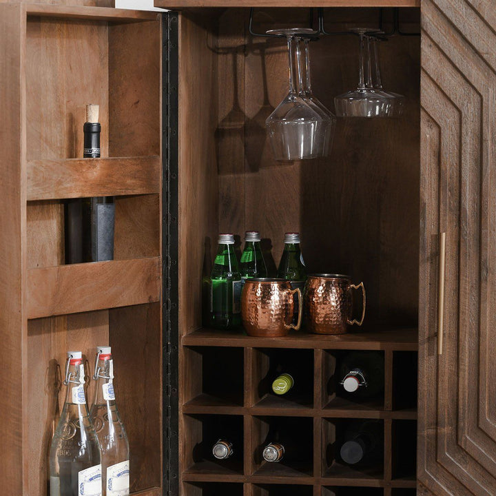 Holmes - Bar Cabinet - Dark Brown