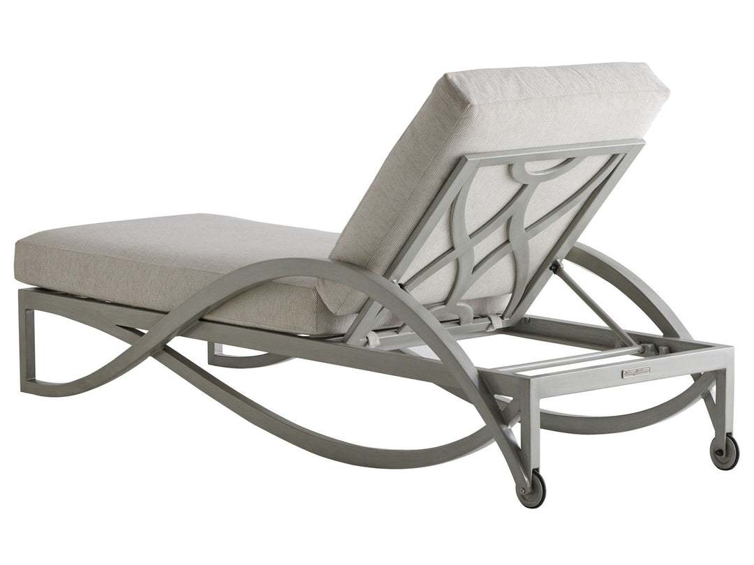 Silver Sands - Chaise Lounge - Pearl Silver