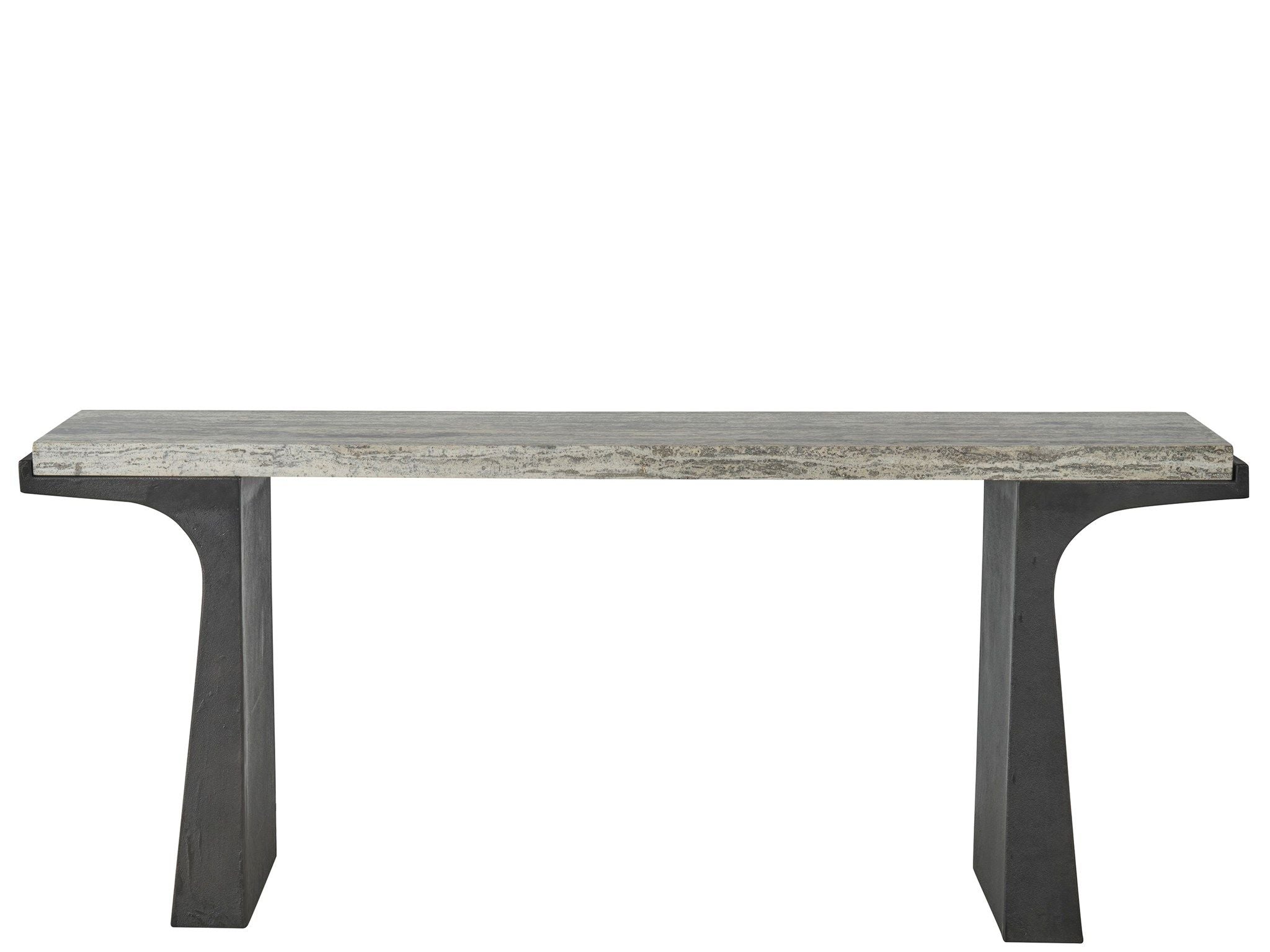 Modern - Quill Console Table - Gray – Setting The Space