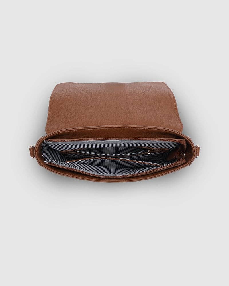 Ness Crossbody Bag with Kubi Strap - Tan