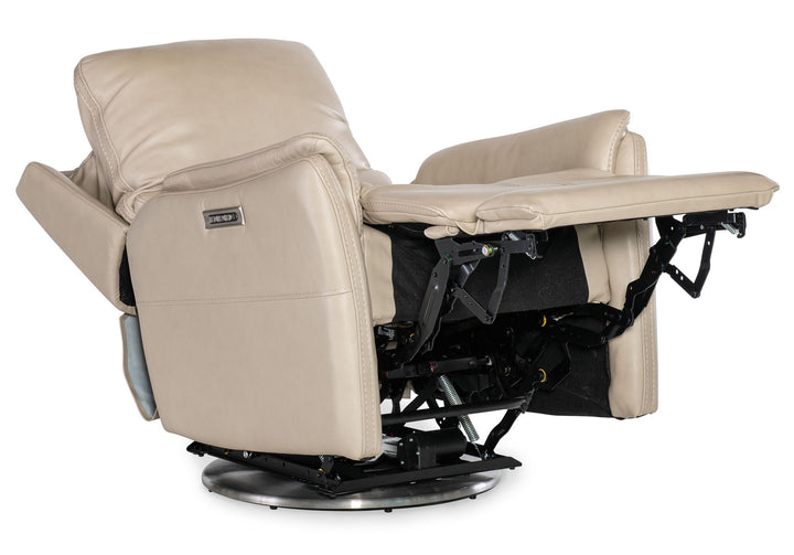 Soiree - Zero Gravity Swivel With Power Headrest and Lumbar - Beige