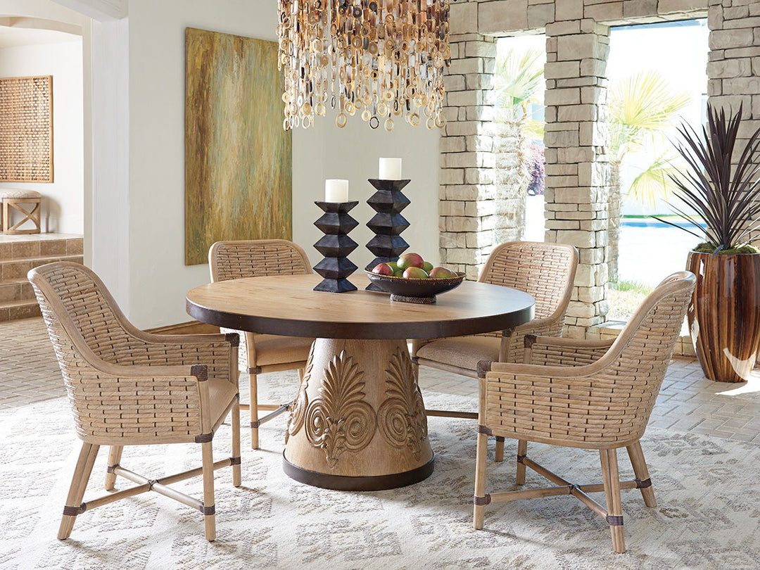 Los Altos - Weston Round Dining Table - Light Brown