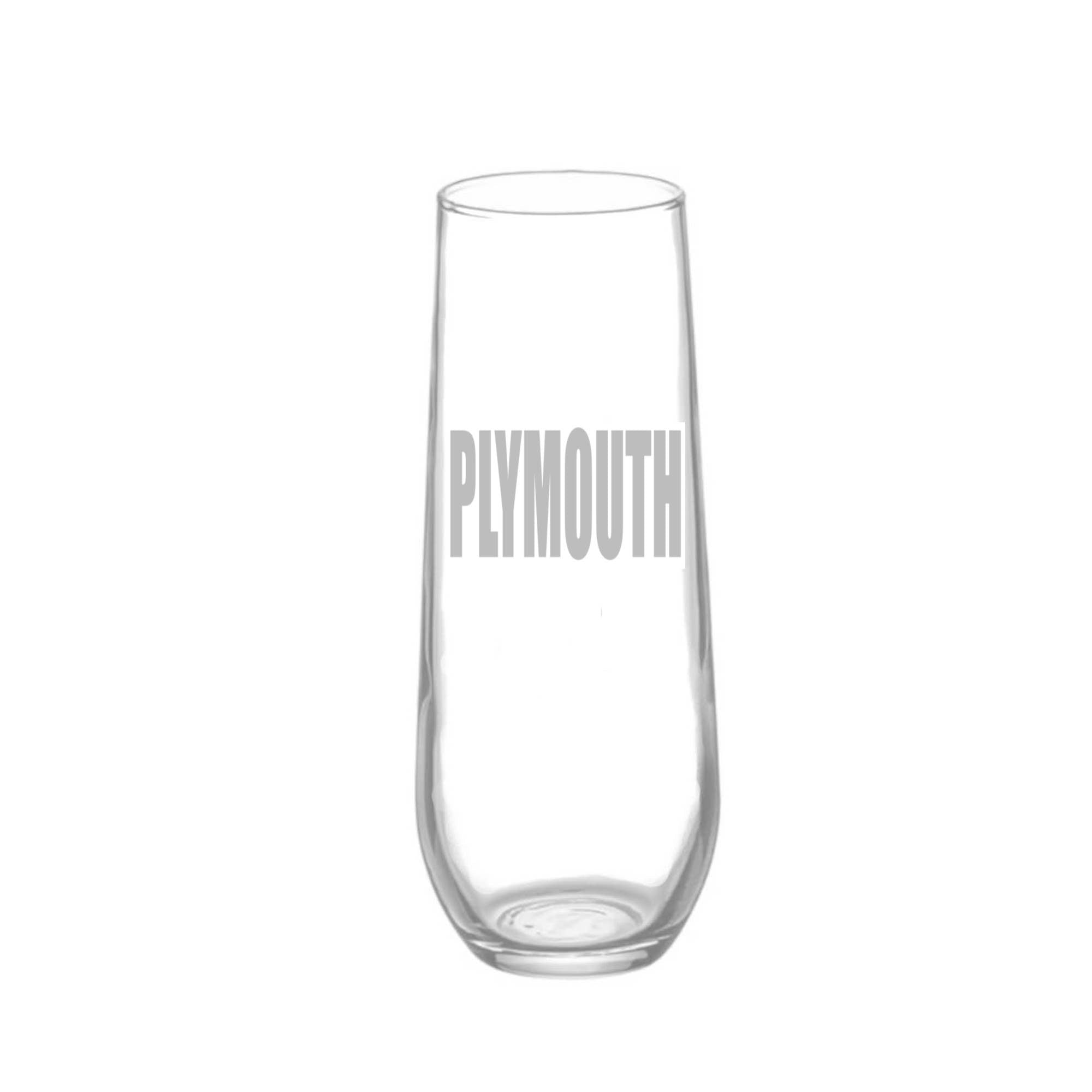 GLASSWARE - Custom Town Bold & Tall: Stemless Wine Glass