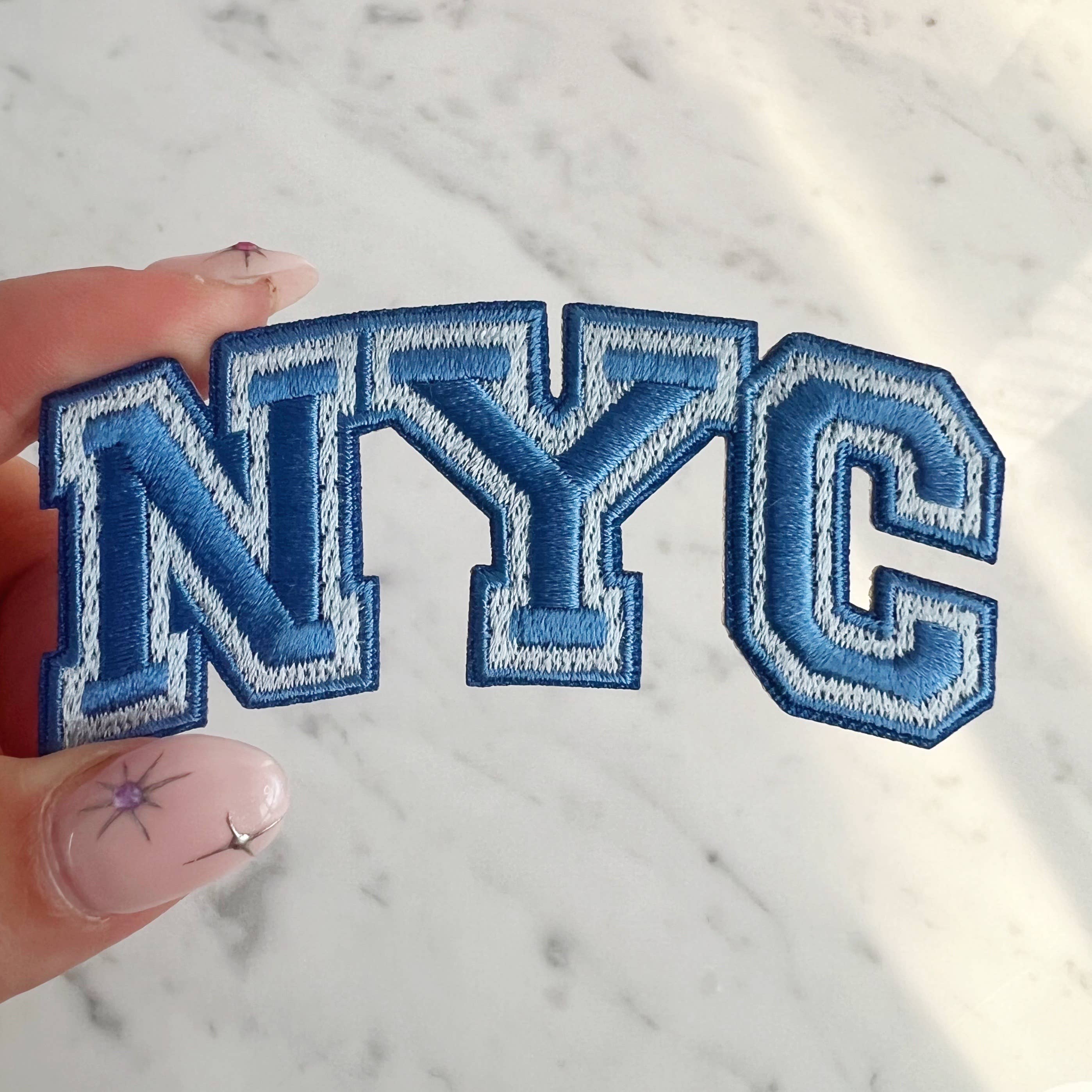 NYC Patch - Pink / Blue