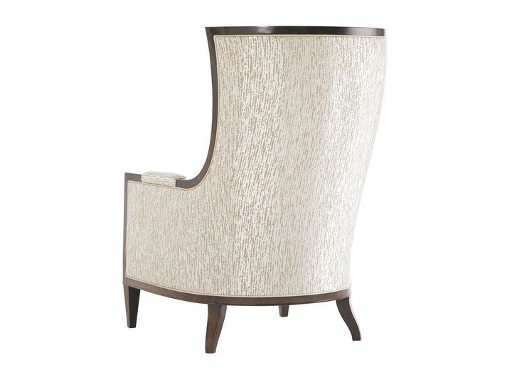 Lexington Upholstery - Greenwood Chair - Dark Brown / Beige
