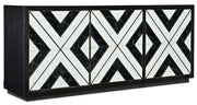 Sanctuary 2 - Noir Et Blanc Entertainment Console