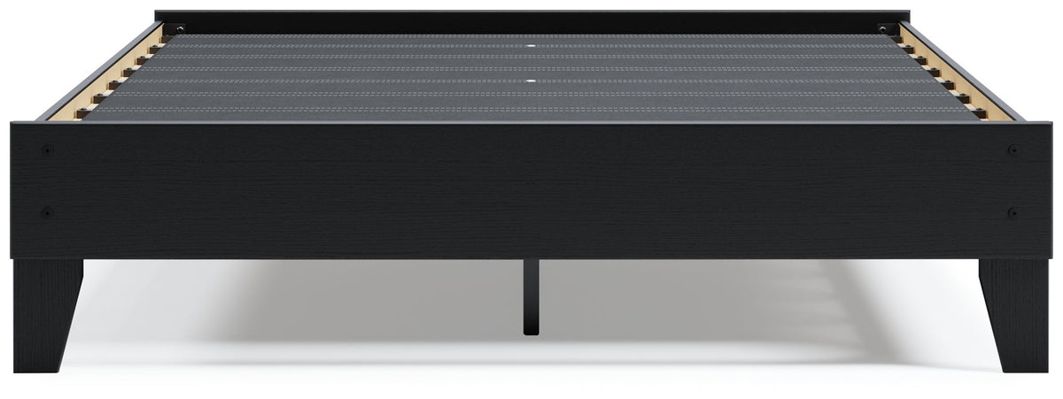 Finch - Queen Platform Bed - Black