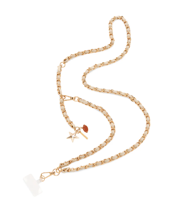 TAYLOR CROSSBODY PHONE CHAIN - IVORY