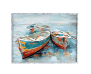 BEAUFORT FRAMED WOOD PRINT - 48"X 36"