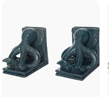 OCTOPUS BOOK ENDS
