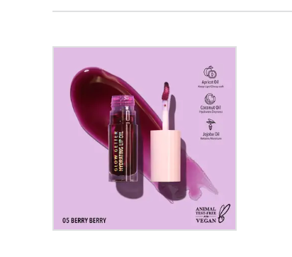 Glow Getter Hydrating Lip Oil (005 Berry Berry)