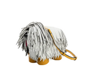 SHAGGY DOG WHT VEGAN LEATHER CROSSBODY