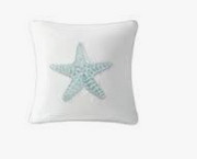 BLUE STARFISH  PILLOW