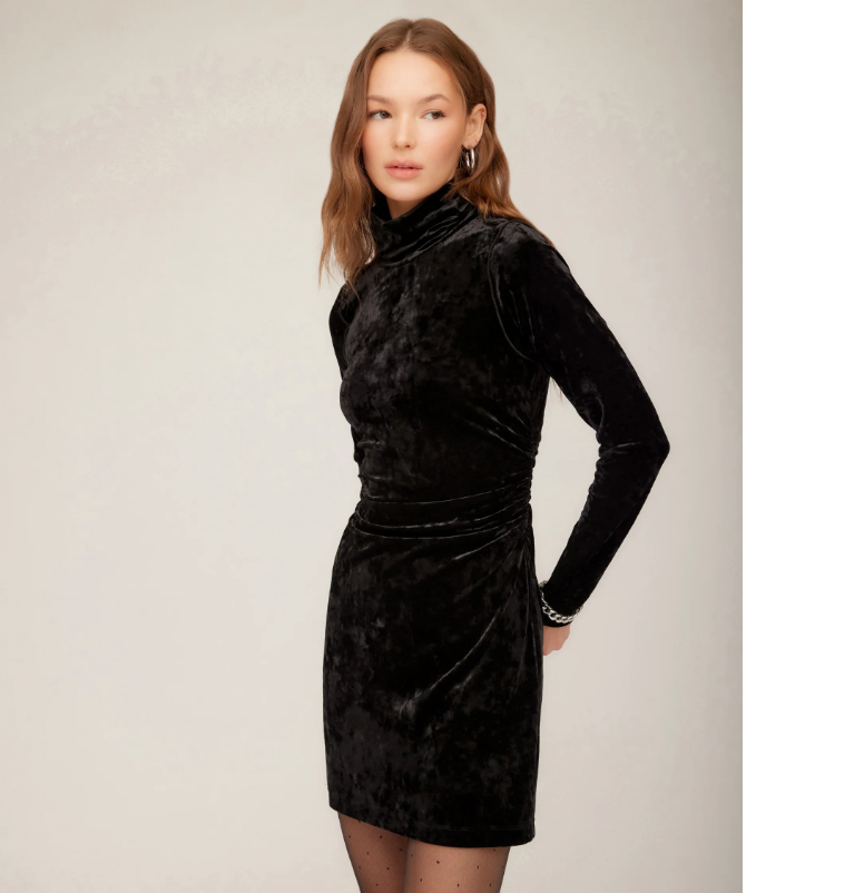 BEATRICE SIDE SHIRRED DRESS