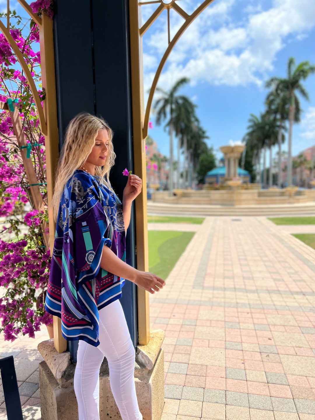 Tunic Purple and Blue