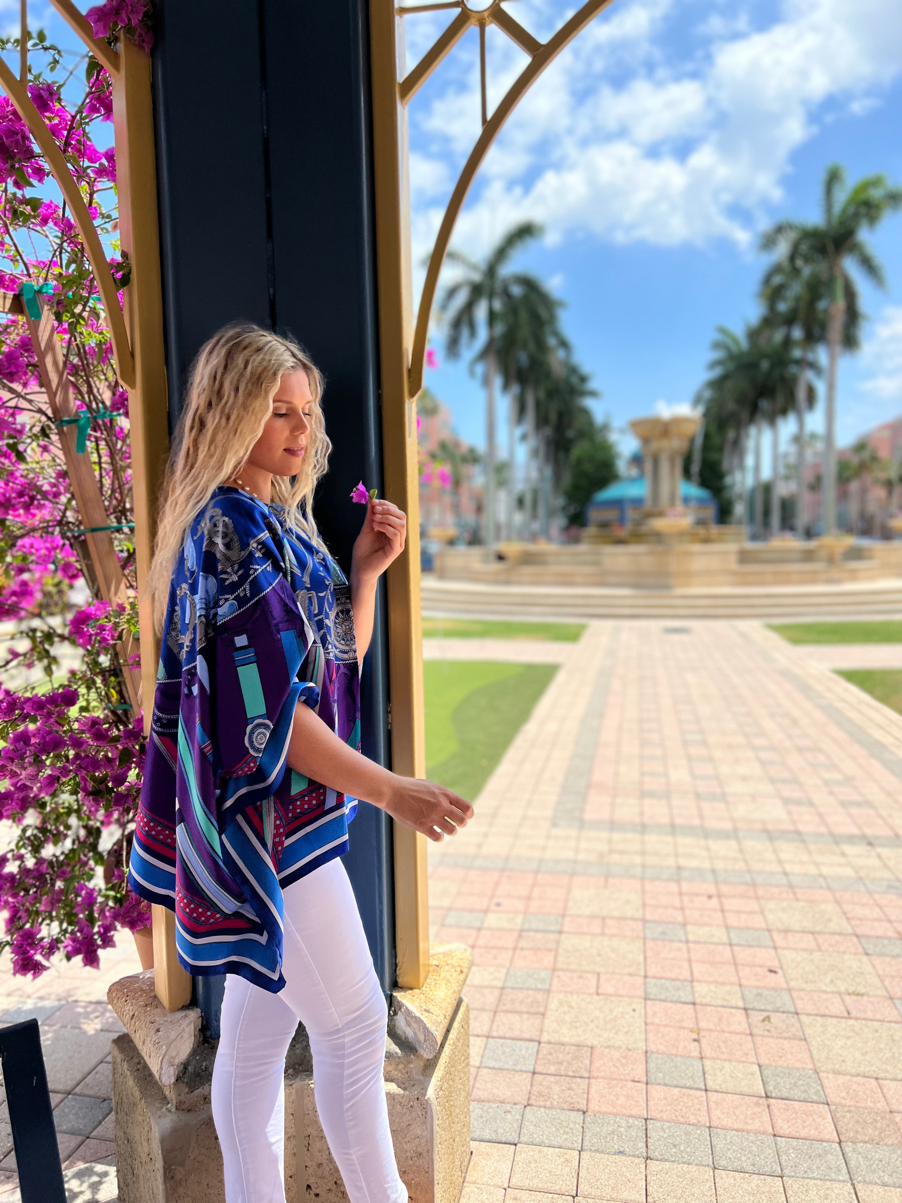 Tunic Purple and Blue
