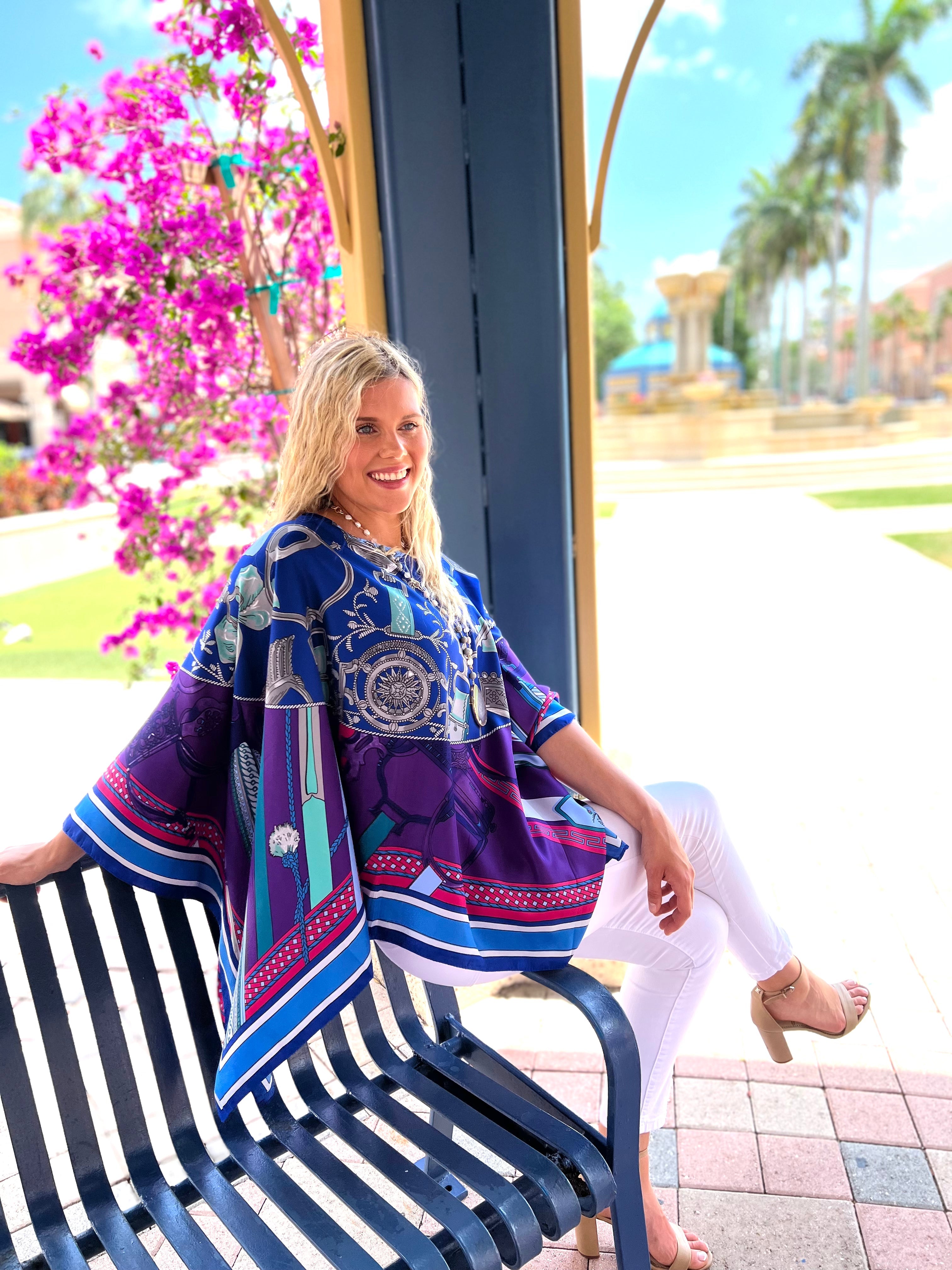 Tunic Purple and Blue