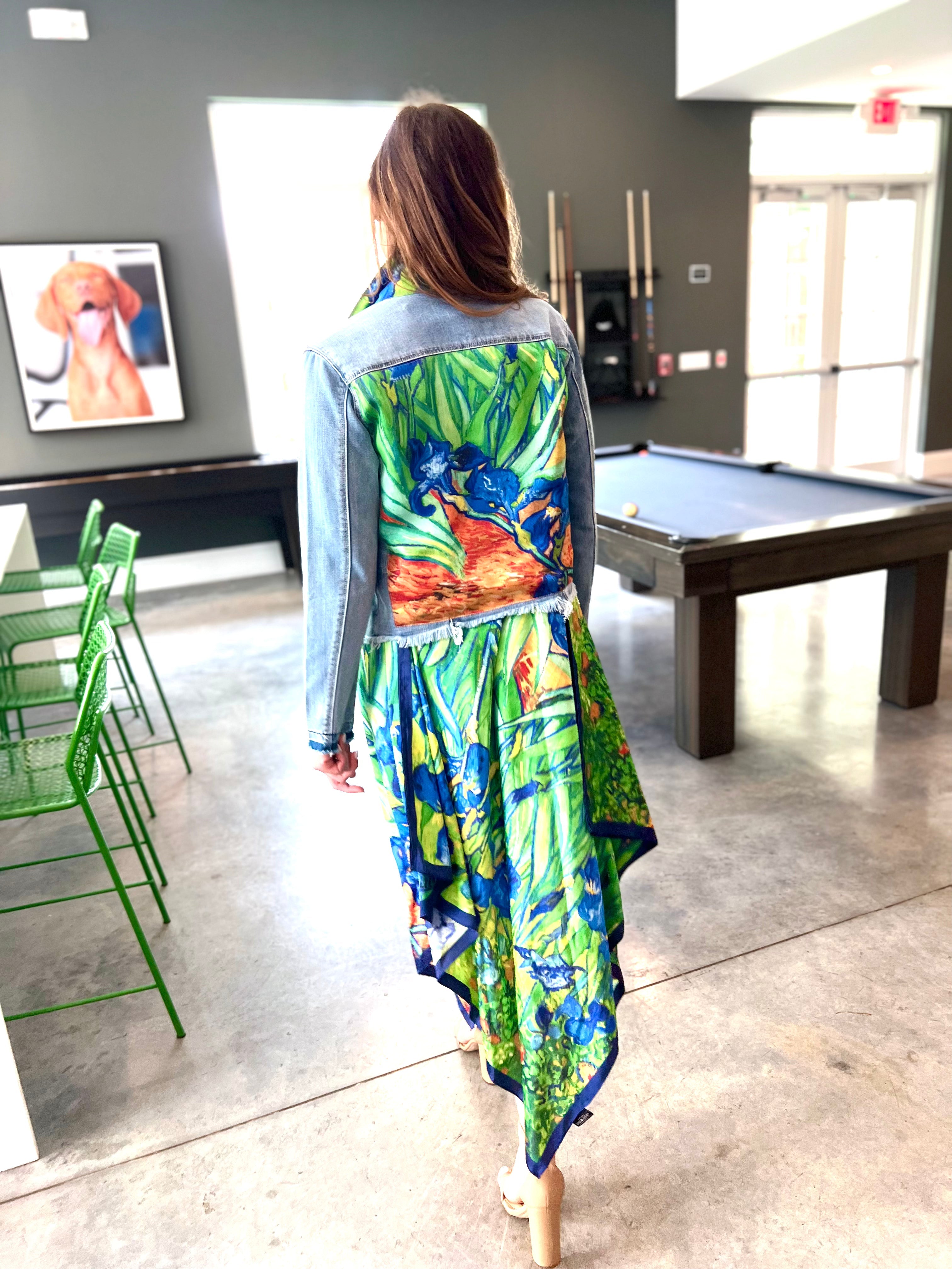 Silk Dress / Blue Iris