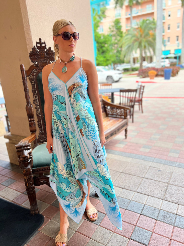 Silk Dress / Sky Blue
