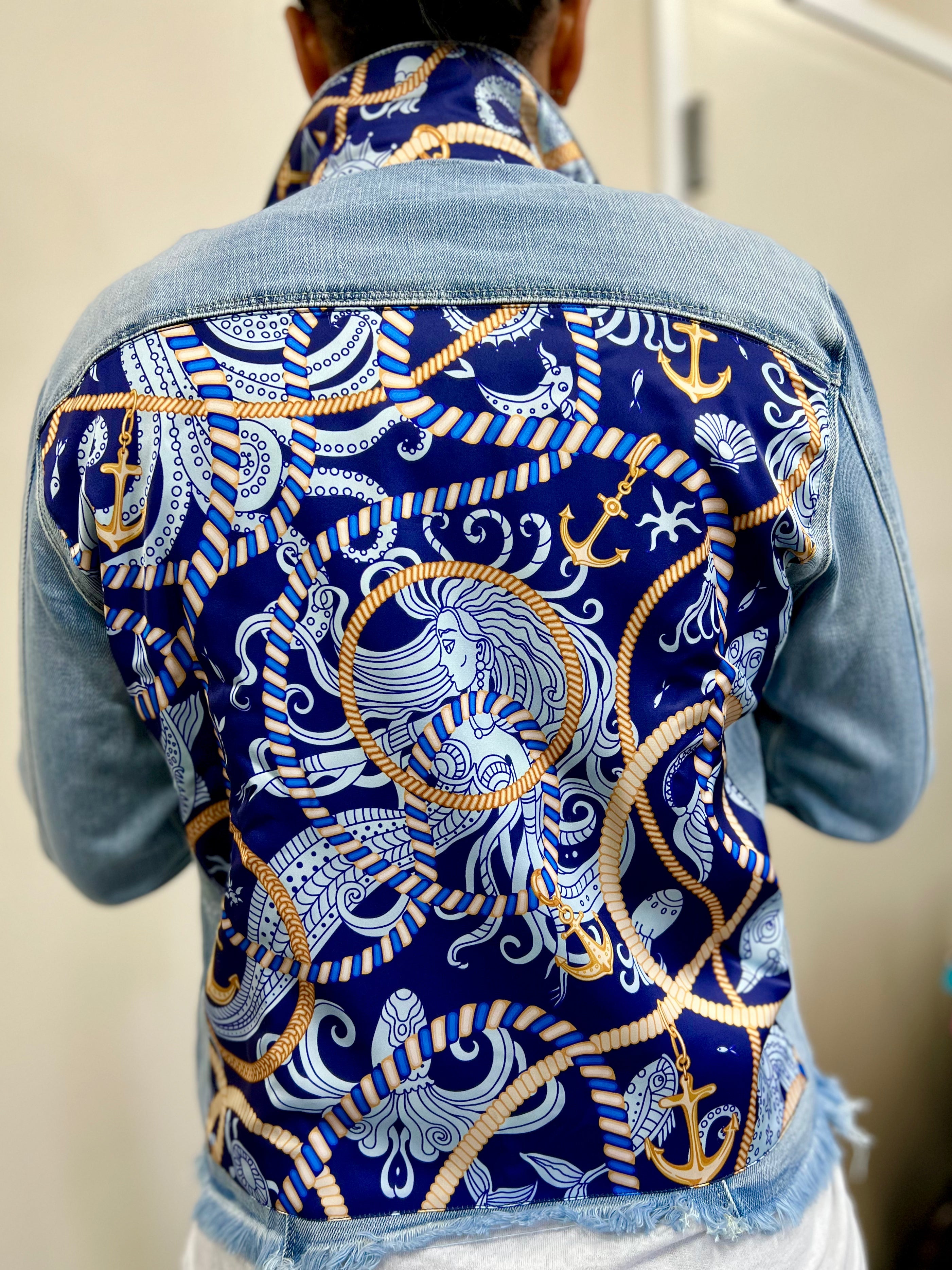The Light Denim Jacket / Mermaid Love