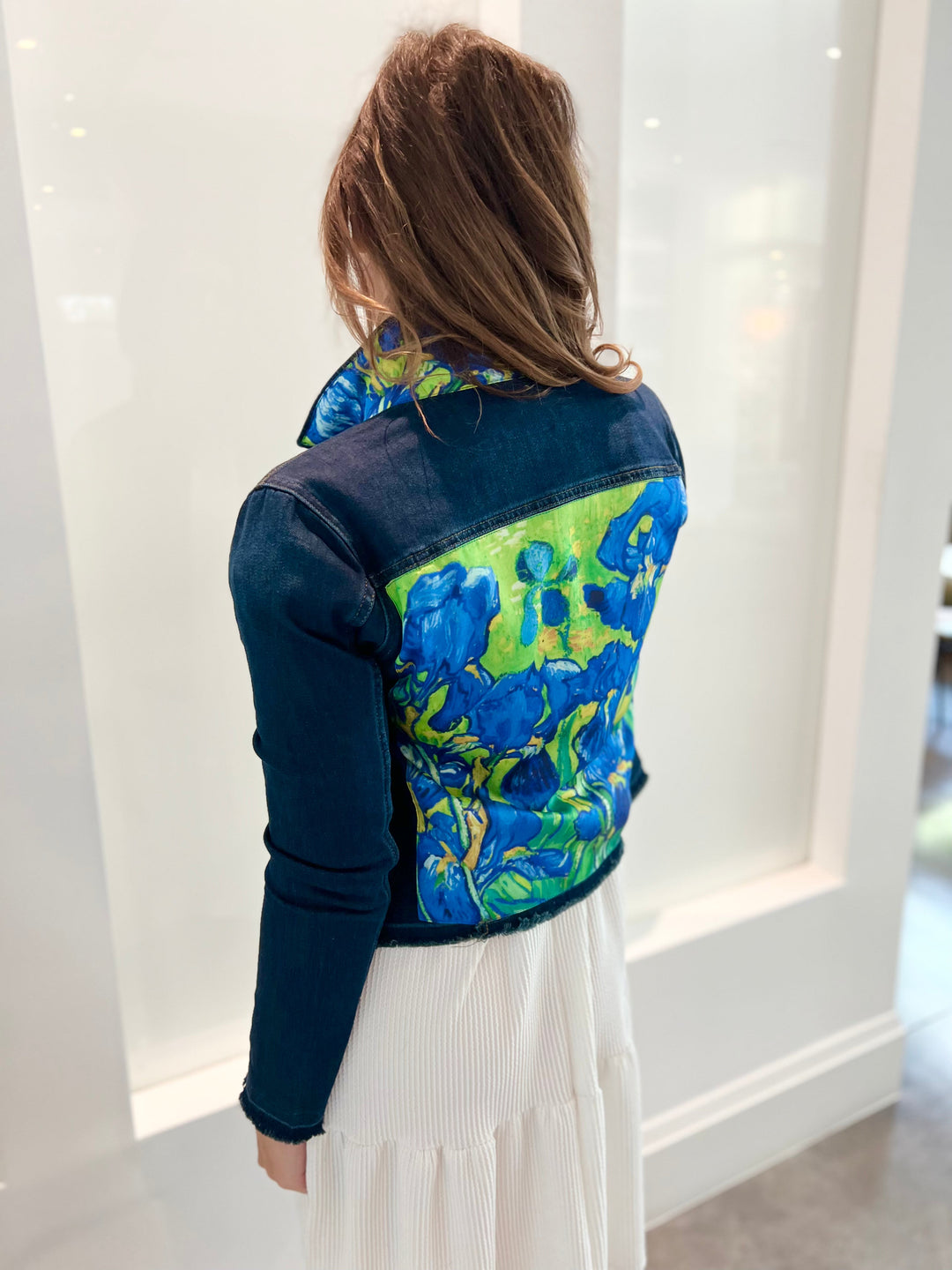 The Dark Denim Jacket / Blue Iris